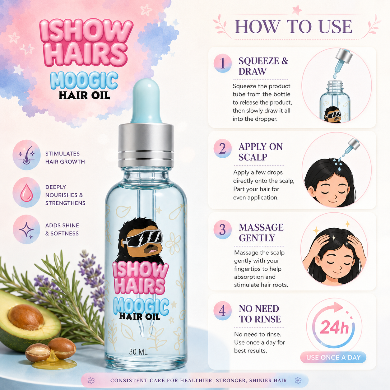Moogic hair oil by ishowhairs